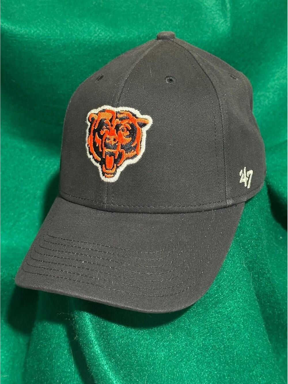 NFL Chicago Bears Team Logo '47 Brand MVP Navy Adjustable OSFM YOUTH Hat